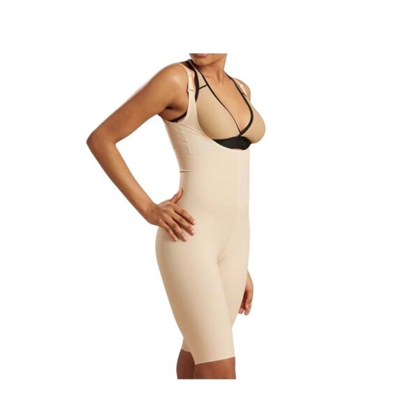 Marena Recovery Knee-Length Compression Girdle with a high back Beige Size 2XL - Picture 1 of 11
